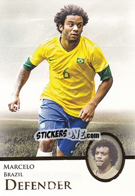 Figurina Marcelo - World Football UNIQUE 2013 - Futera