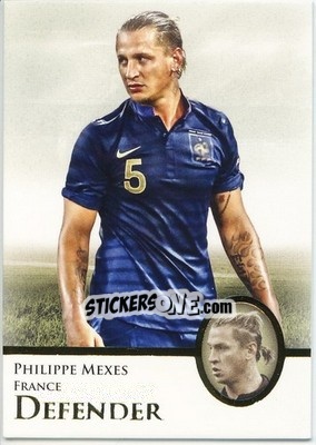 Cromo Philippe Mexes - World Football UNIQUE 2013 - Futera