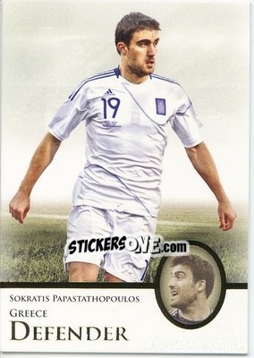 Sticker Sokratis Papastathopoulos - World Football UNIQUE 2013 - Futera