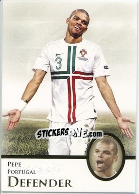 Sticker Pepe - World Football UNIQUE 2013 n. 25 - Futera
