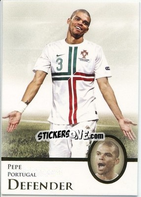 Figurina Pepe - World Football UNIQUE 2013 - Futera