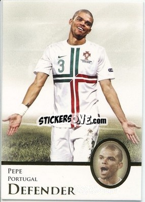 Sticker Pepe - World Football UNIQUE 2013 n. 25p - Futera