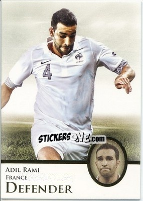 Sticker Adil Rami - World Football UNIQUE 2013 n. 26 - Futera