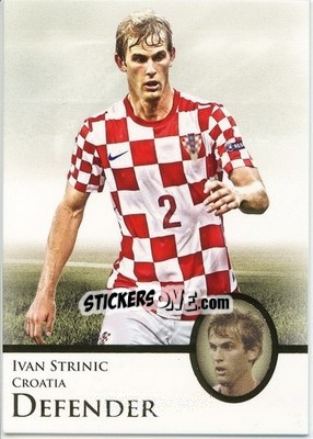 Sticker Ivan Strinic - World Football UNIQUE 2013 n. 28 - Futera