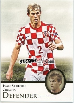 Sticker Ivan Strinic - World Football UNIQUE 2013 n. 28p - Futera