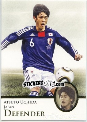 Sticker Atsuto Uchida - World Football UNIQUE 2013 - Futera