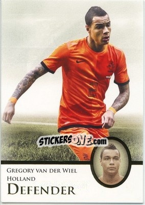 Sticker Gregory van der Wiel - World Football UNIQUE 2013 - Futera