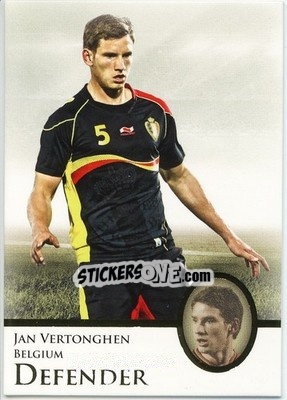 Sticker Jan Vertonghen - World Football UNIQUE 2013 n. 31 - Futera