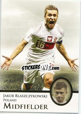 Sticker Jakub Blaszczykowski - World Football UNIQUE 2013 n. 33p - Futera