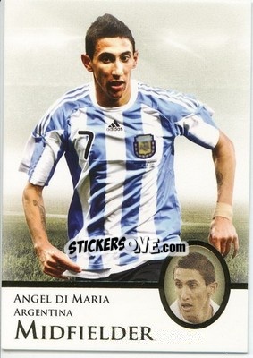 Sticker Angel di Maria - World Football UNIQUE 2013 n. 36 - Futera