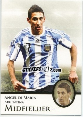 Sticker Angel di Maria - World Football UNIQUE 2013 n. 36p - Futera
