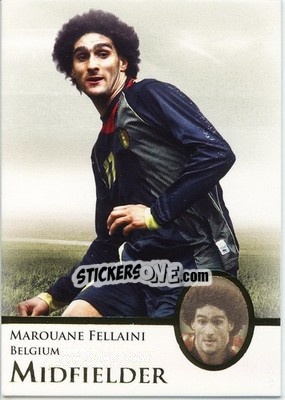 Sticker Marouane Fellaini - World Football UNIQUE 2013 n. 37 - Futera