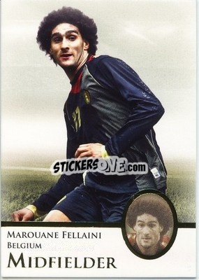 Sticker Marouane Fellaini - World Football UNIQUE 2013 n. 37p - Futera