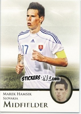 Cromo Marek Hamsik - World Football UNIQUE 2013 n. 38 - Futera