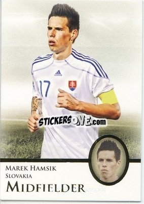 Cromo Marek Hamsik - World Football UNIQUE 2013 n. 38p - Futera
