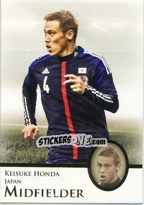 Cromo Keisuke Honda - World Football UNIQUE 2013 - Futera