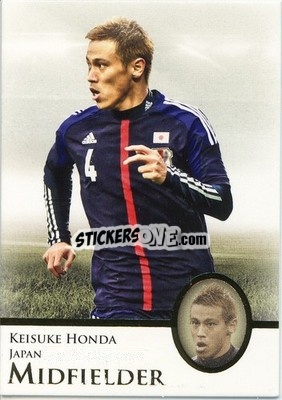Sticker Keisuke Honda - World Football UNIQUE 2013 n. 40p - Futera