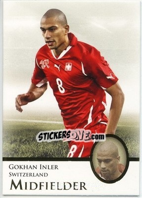 Sticker Gokhan Inler - World Football UNIQUE 2013 n. 41 - Futera