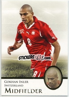 Sticker Gokhan Inler - World Football UNIQUE 2013 n. 41p - Futera