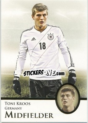 Sticker Toni Kroos - World Football UNIQUE 2013 n. 45p - Futera