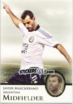 Sticker Javier Mascherano - World Football UNIQUE 2013 - Futera