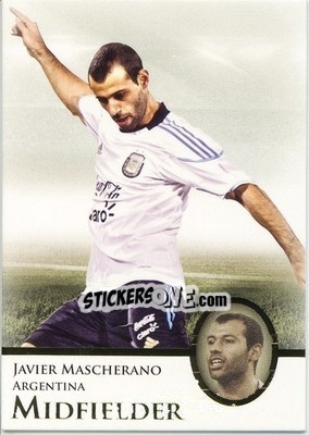 Sticker Javier Mascherano - World Football UNIQUE 2013 n. 46 - Futera