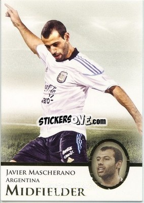 Sticker Javier Mascherano - World Football UNIQUE 2013 n. 46p - Futera