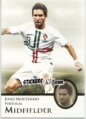 Sticker Joao Moutinho - World Football UNIQUE 2013 - Futera