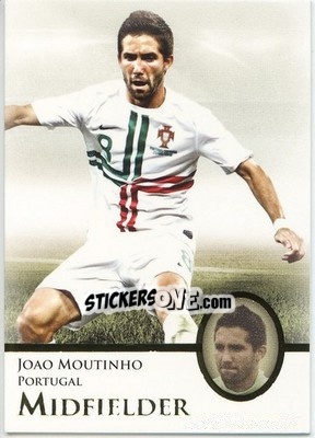 Sticker Joao Moutinho - World Football UNIQUE 2013 n. 48 - Futera
