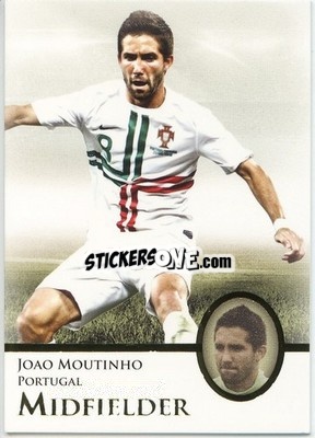 Sticker Joao Moutinho - World Football UNIQUE 2013 n. 48p - Futera