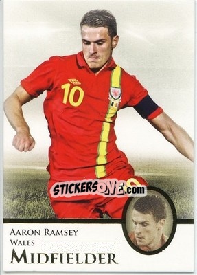 Cromo Aaron Ramsey - World Football UNIQUE 2013 - Futera