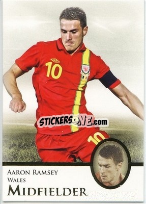 Sticker Aaron Ramsey - World Football UNIQUE 2013 n. 51p - Futera