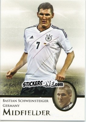 Cromo Bastian Schweinsteiger - World Football UNIQUE 2013 - Futera