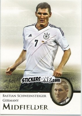 Sticker Bastian Schweinsteiger - World Football UNIQUE 2013 n. 54 - Futera