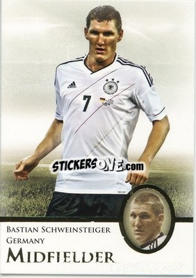 Sticker Bastian Schweinsteiger - World Football UNIQUE 2013 n. 54p - Futera