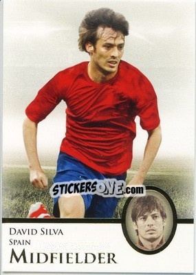 Sticker David Silva - World Football UNIQUE 2013 n. 56 - Futera