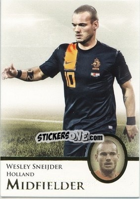Figurina Wesley Sneijder - World Football UNIQUE 2013 - Futera