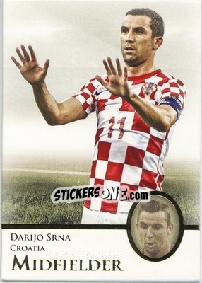 Cromo Darijo Srna - World Football UNIQUE 2013 - Futera