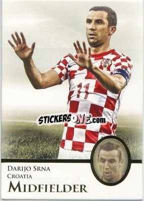 Sticker Darijo Srna - World Football UNIQUE 2013 n. 58p - Futera