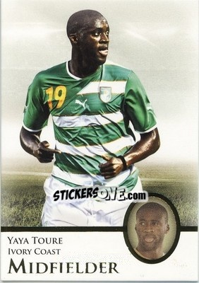 Sticker Yaya Toure - World Football UNIQUE 2013 - Futera