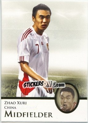 Cromo Zhao Xuri - World Football UNIQUE 2013 - Futera