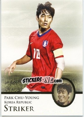 Cromo Park Chu-Young - World Football UNIQUE 2013 - Futera