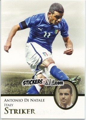 Cromo Antonio Di Natale - World Football UNIQUE 2013 - Futera