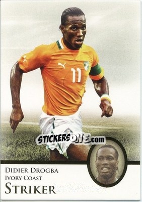 Cromo Didier Drogba - World Football UNIQUE 2013 - Futera