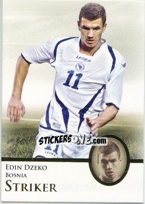 Sticker Edin Dzeko - World Football UNIQUE 2013 - Futera