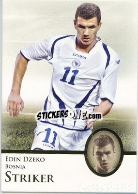 Sticker Edin Dzeko - World Football UNIQUE 2013 n. 73p - Futera