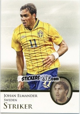 Sticker Johan Elmander - World Football UNIQUE 2013 - Futera