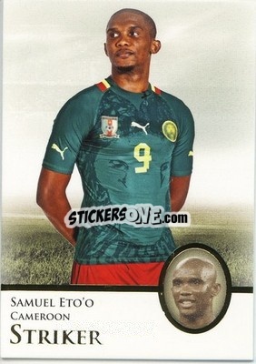 Sticker Samuel Eto'o - World Football UNIQUE 2013 n. 75p - Futera