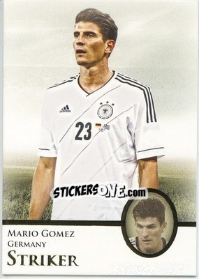 Sticker Mario Gomez - World Football UNIQUE 2013 n. 77 - Futera