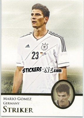 Sticker Mario Gomez - World Football UNIQUE 2013 n. 77p - Futera